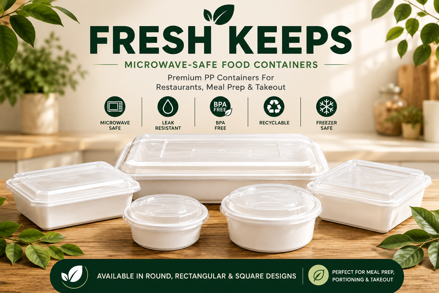 Microwave safe containers