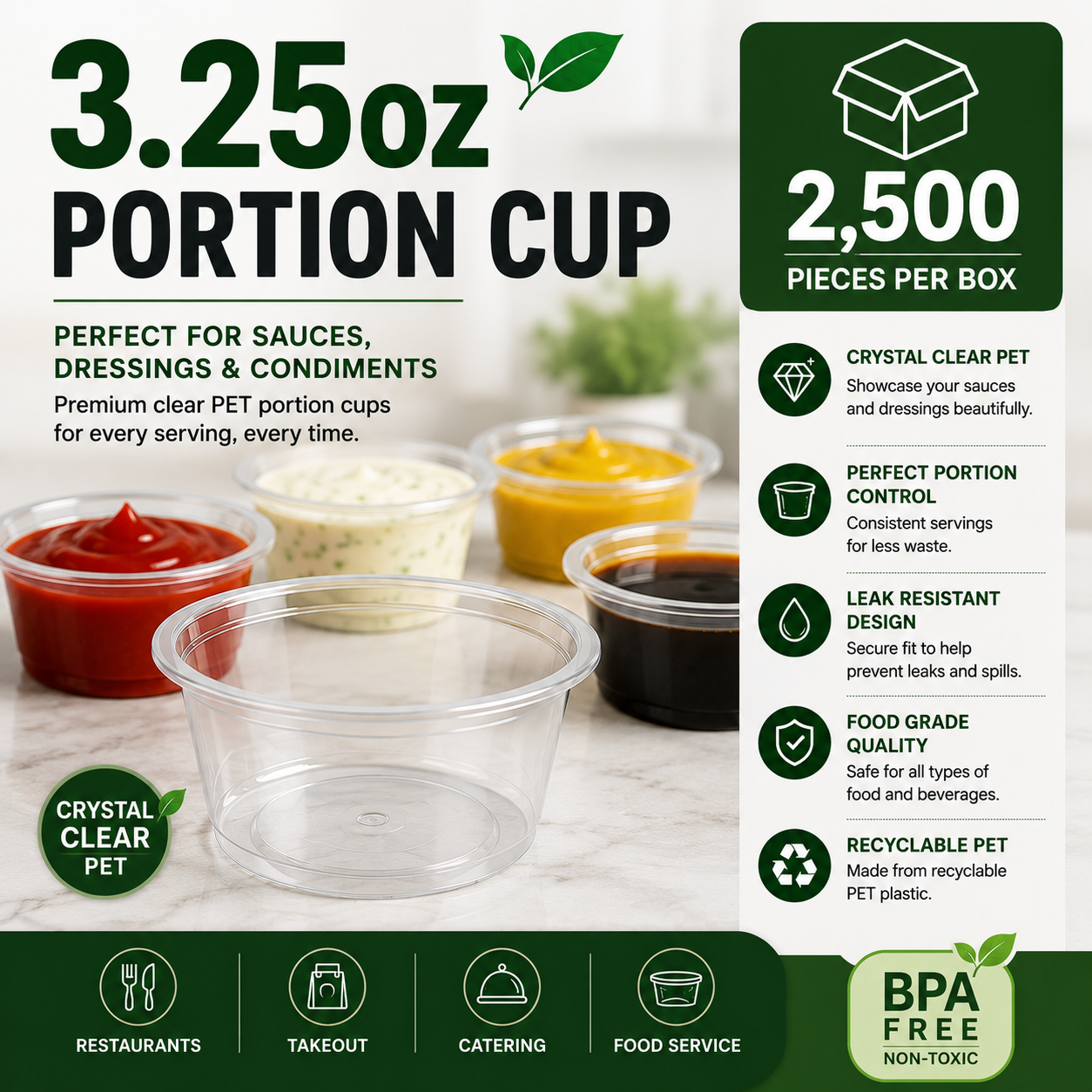 3.25 oz Portion cup