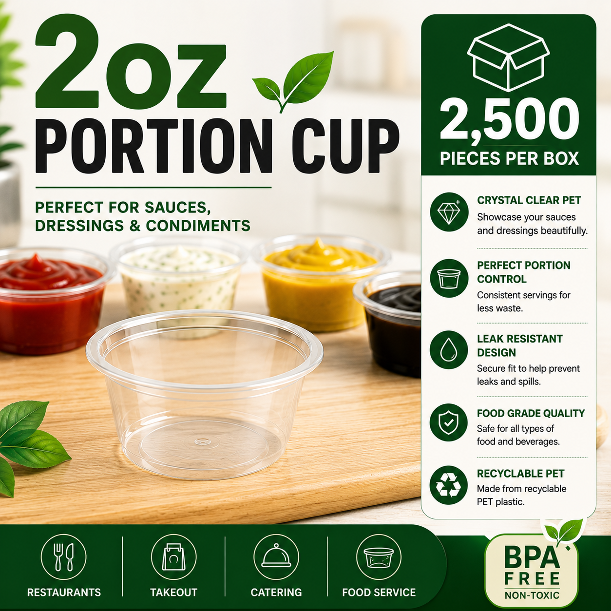 2 0z Portion cup