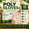 Disposable poly Gloves