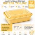 Butter yellow color food container