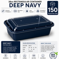 Deep navy color food container