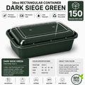 Dark siege color food container