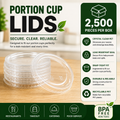 Portion cup lids