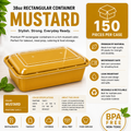 Mustard color food container