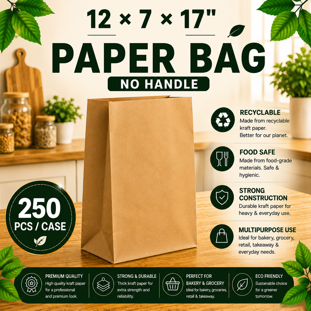 12x7x17" paper bag