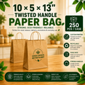 10x5x13" paper bag with the handle