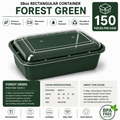 Forest green color food container