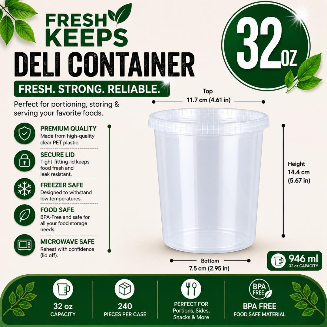 32 oz Deli container
