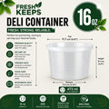 16 oz Deli container