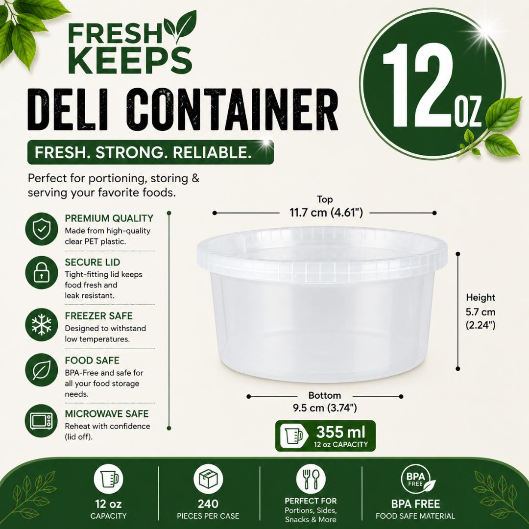 12 oz Deli container