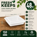 48 OZ SQUARE Food Container