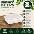 38 OZ Rectangular Food Container