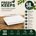 58 OZ Rectangular Food Container