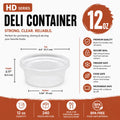 HD-Series 12OZ Deli container