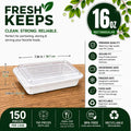 16OZ Rectangular Food Container