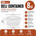 HD-Series 8OZ Deli container