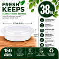 38 OZ Round Food Container